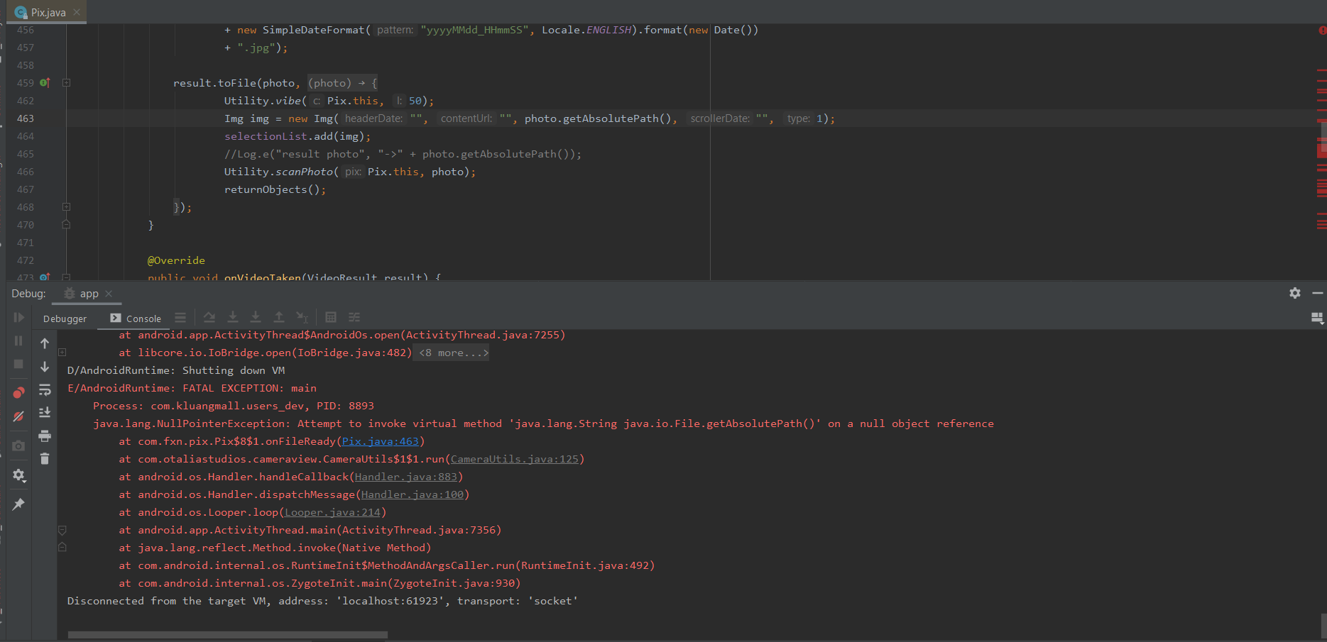 Updates v1.5.6's error when using API 29 (Android 9.0) device · Issue ...