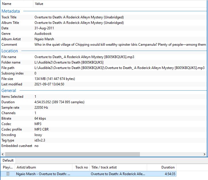 MP3 Decode Cuts Audiobook Duration To Around 4 Hours · Issue #104 ...