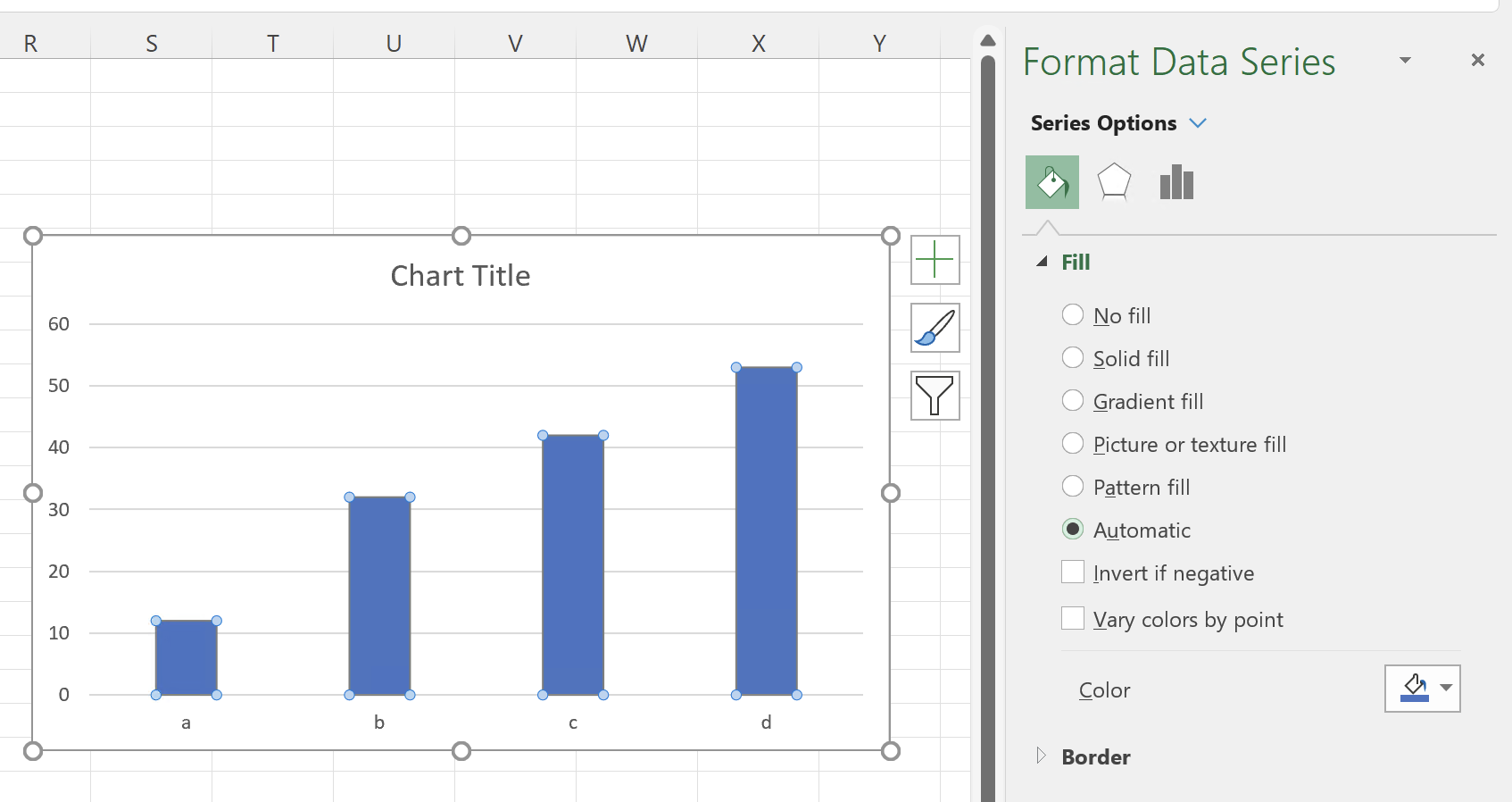 Getting Automatic instead of Hex code for Chart Fill / Line color ...