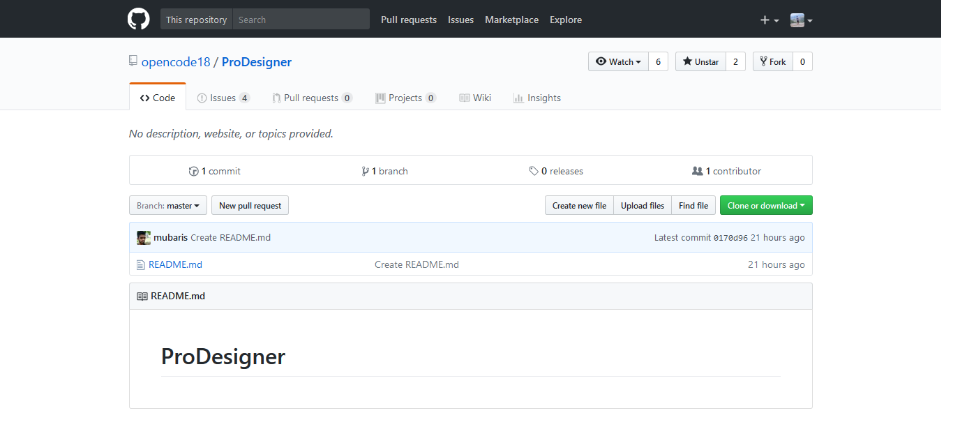 Repository upload