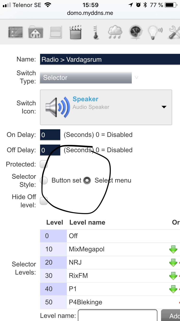 Selector switch doesn't work · Issue #249 · Dashticz/dashticz_v2 · GitHub
