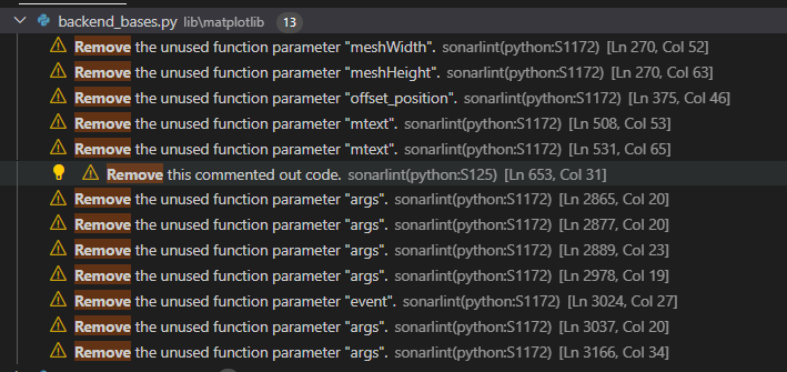 [MNT]: Unused function parameters in backend_bases.py · Issue #25614 ...