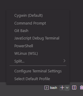 Integrated terminal not defaulting correctly on startup Cygwin · Issue ...