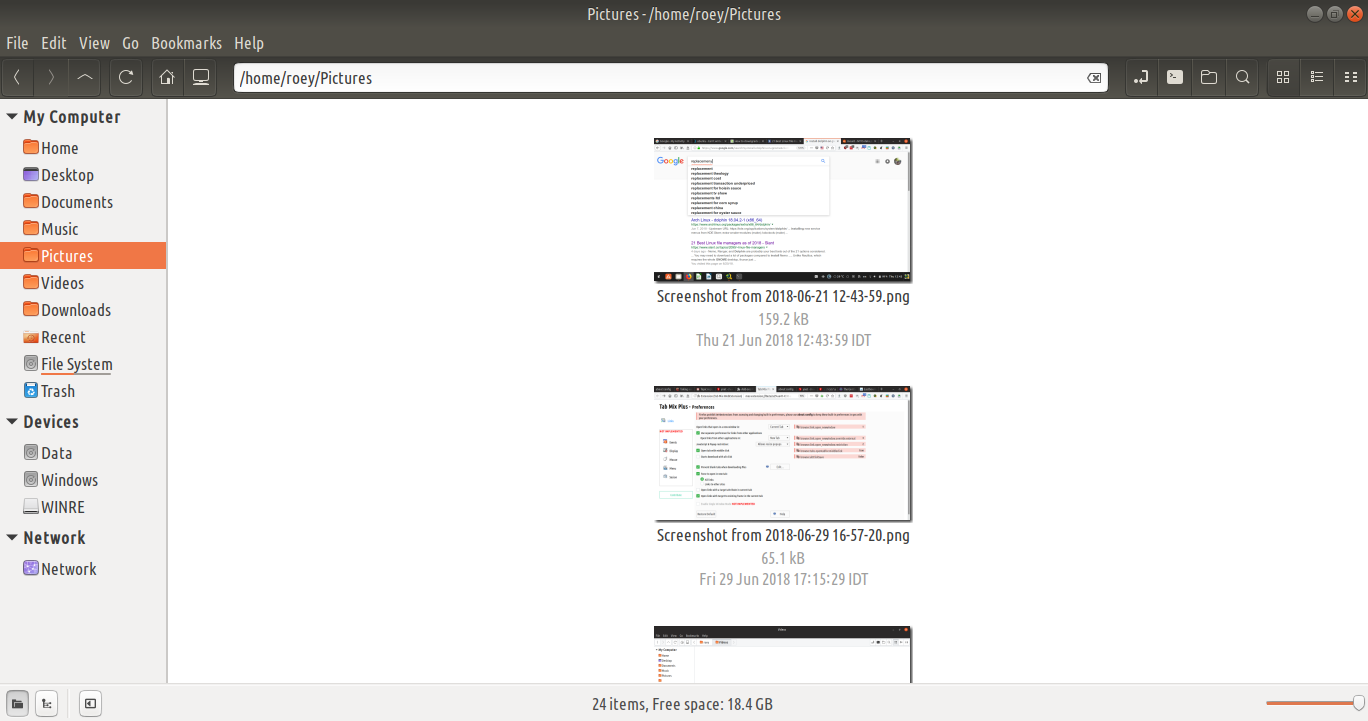 Picture thumbnails in icon view at maximum zoom are still small · Issue ...