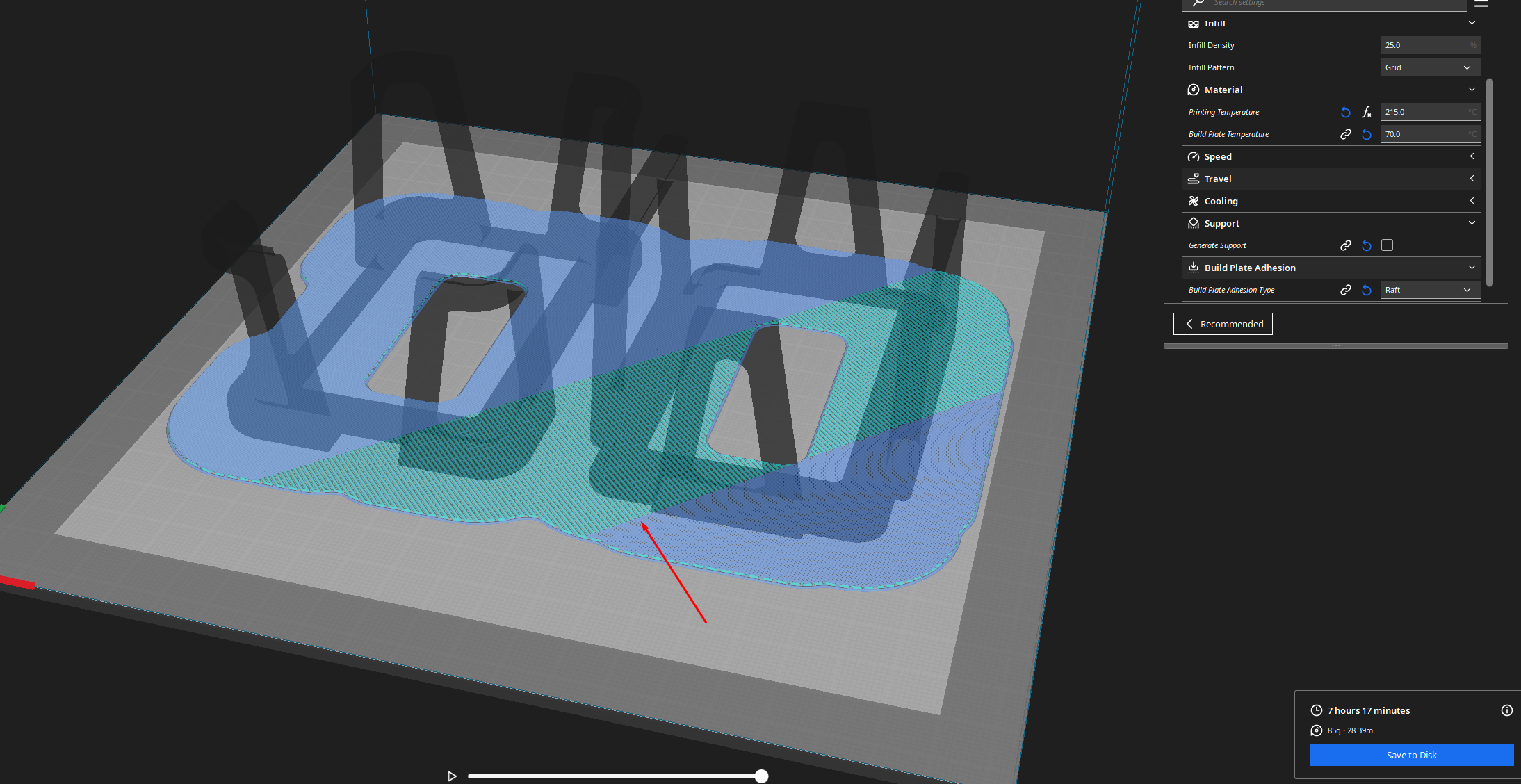 Part of the layer was skipped on the raft · Issue #14879 · Ultimaker ...