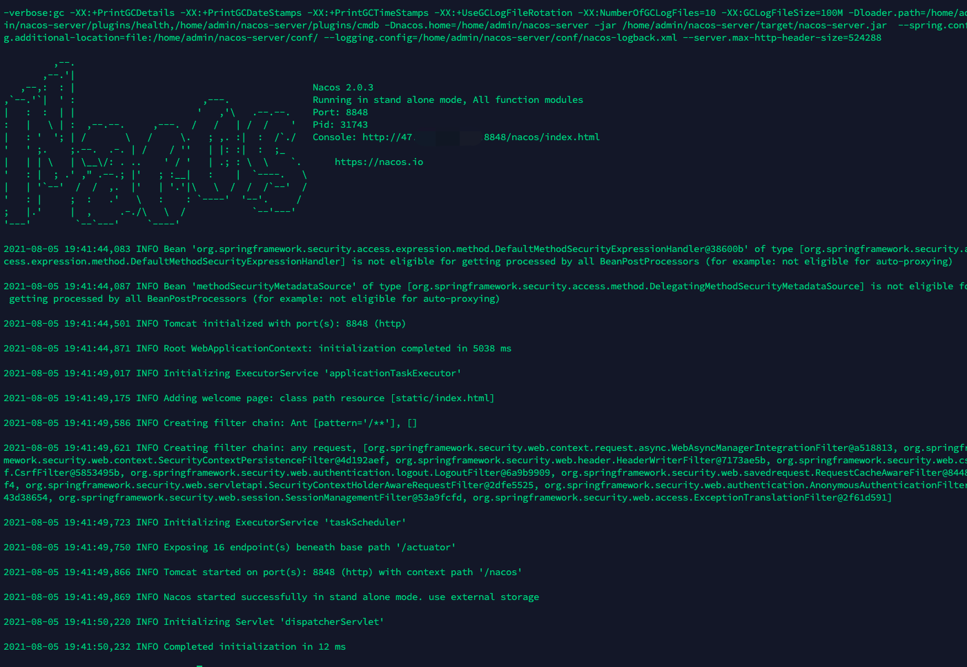 外网无法获取配置 · Issue #6578 · alibaba/nacos · GitHub