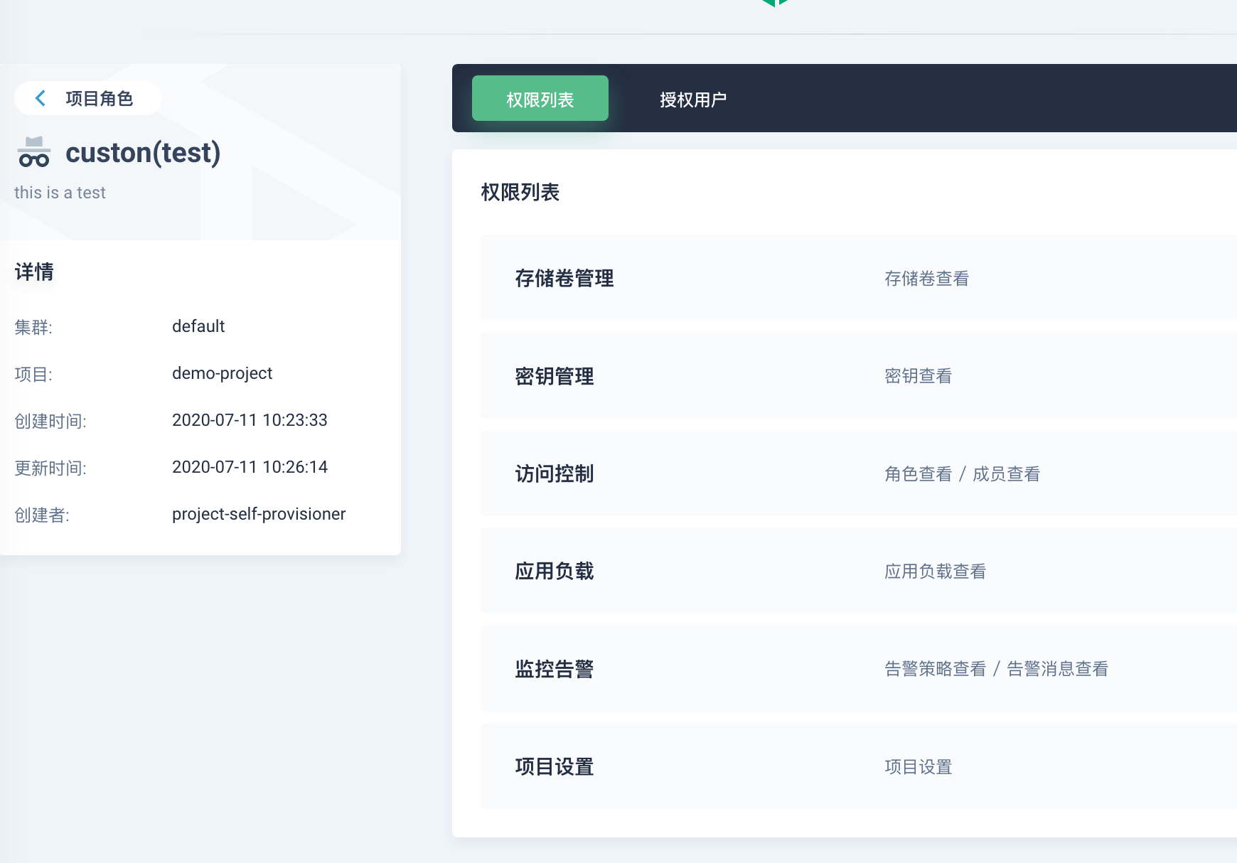 custom role of project is incorrect · Issue #2397 · kubesphere ...