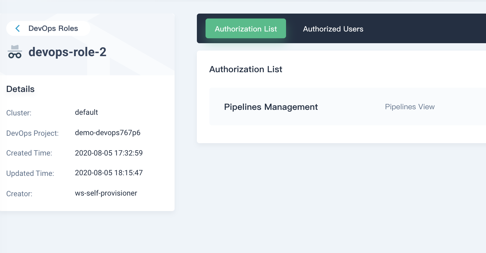 custom devops role sees more info · Issue #2778 · kubesphere/kubesphere ...