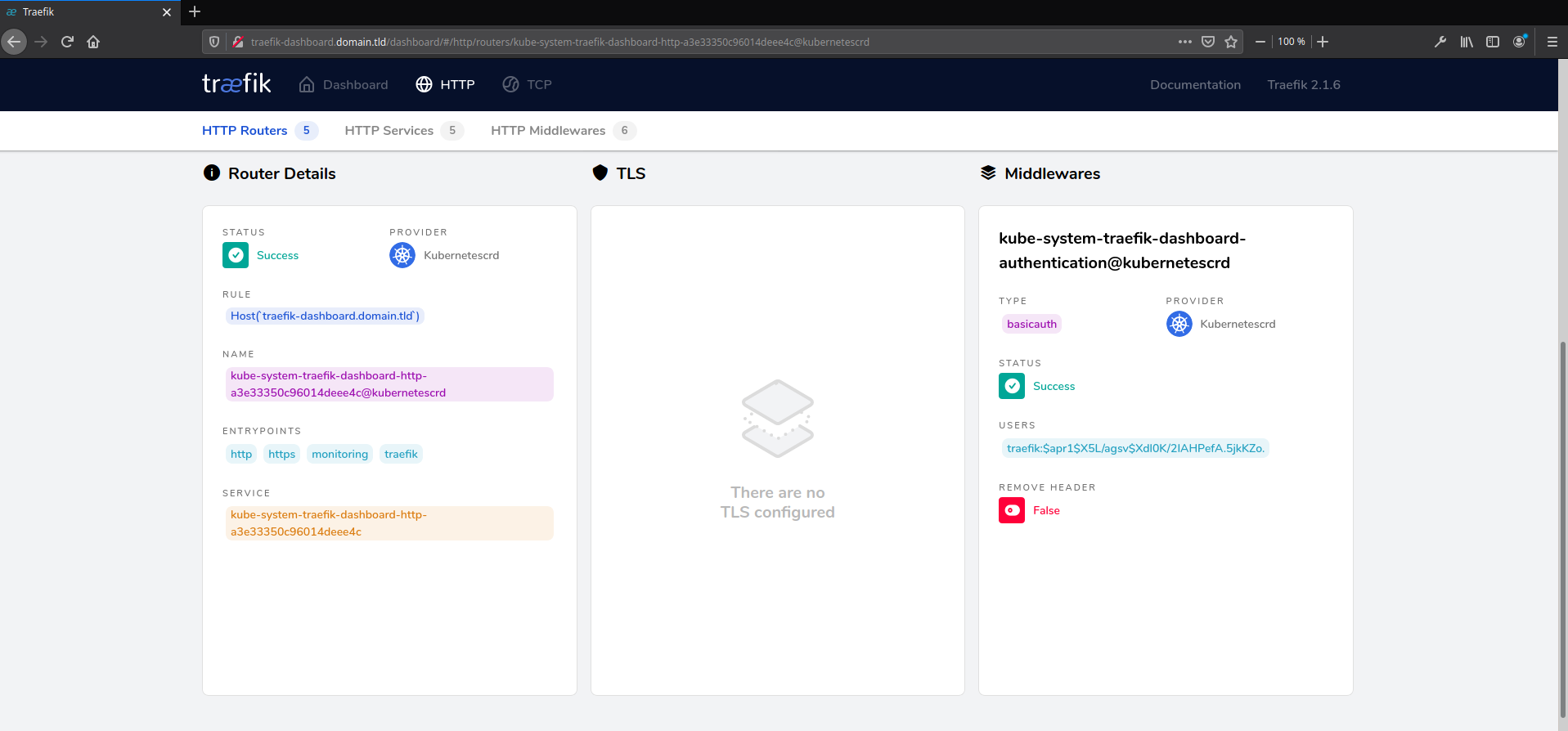 Custom dashboard access with authentication · Issue 3 · djerfy