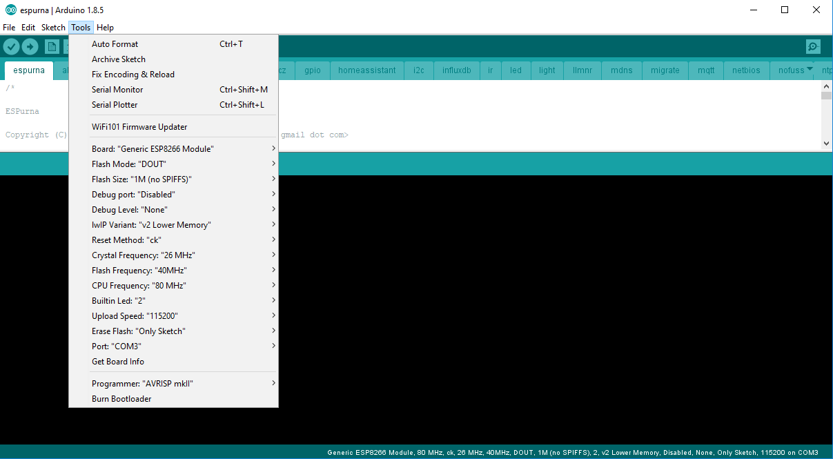 H801: Self compiled version just die after 10 second uptime