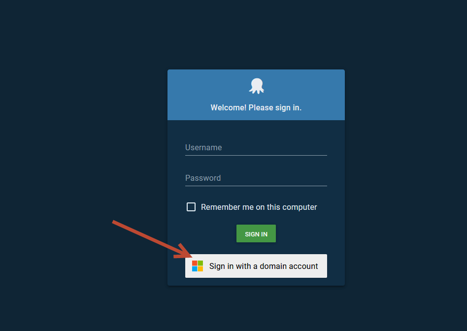 Can't log in via 