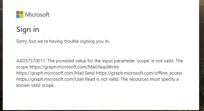 What are the steps to dynamically refresh your token to get mailbox ...