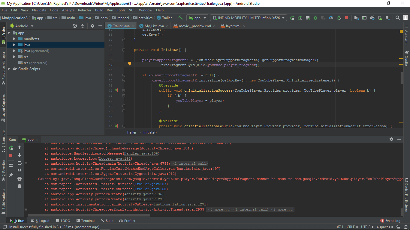 Solution: YouTubePlayerSupportFragment that supports androidx · GitHub