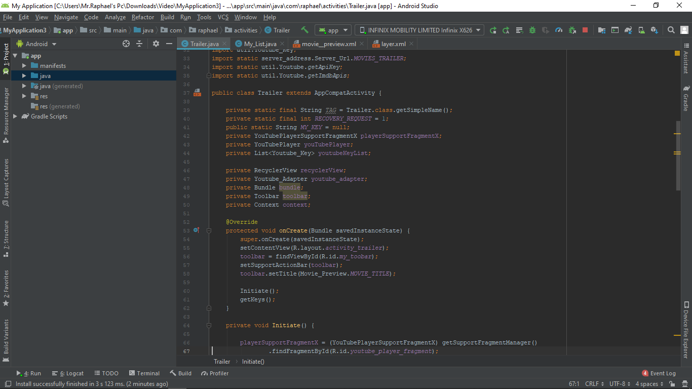 Solution: YouTubePlayerSupportFragment that supports androidx · GitHub