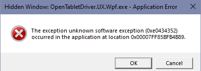 Exception on Win shutdown · Issue #1120 · OpenTabletDriver ...