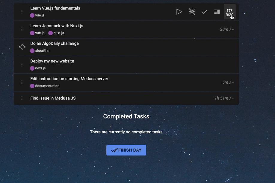 task-scheduled-for-tomorrow-later-today-highlighted