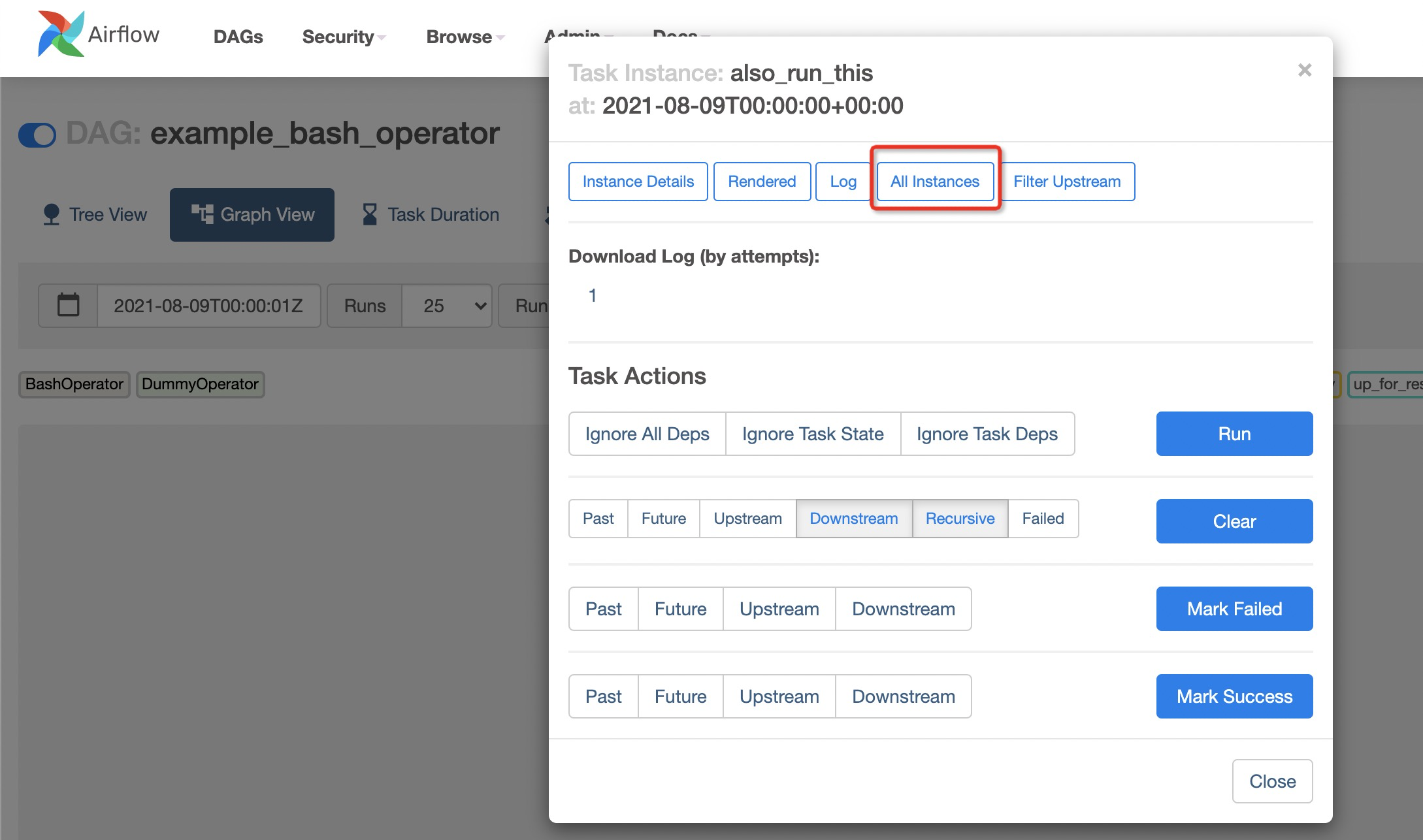 the filter condition of taskinstance does not work · Issue 17535