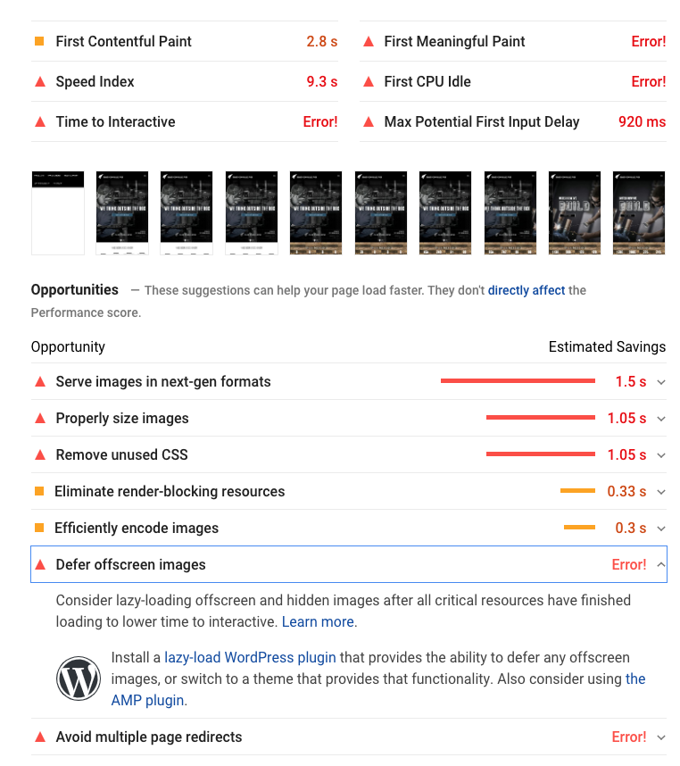 Defer offscreen images providing Errors. · Issue #9767 · GoogleChrome ...