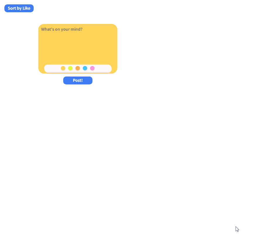 GitHub kyleleejs/Postitboard Interactive Postit board