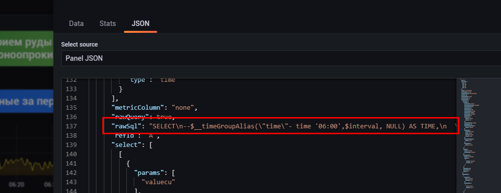 Feature Request: Hide panel query (SQL text) from view role user or ...