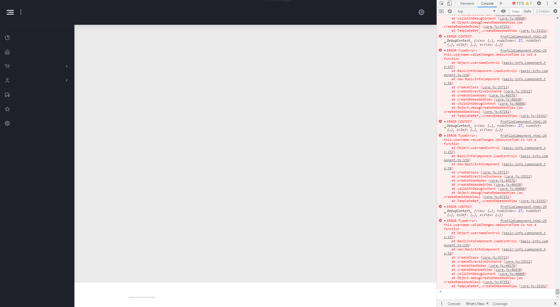 Admin: viewing admin profile throws debounceTime error · Issue #1105 ...
