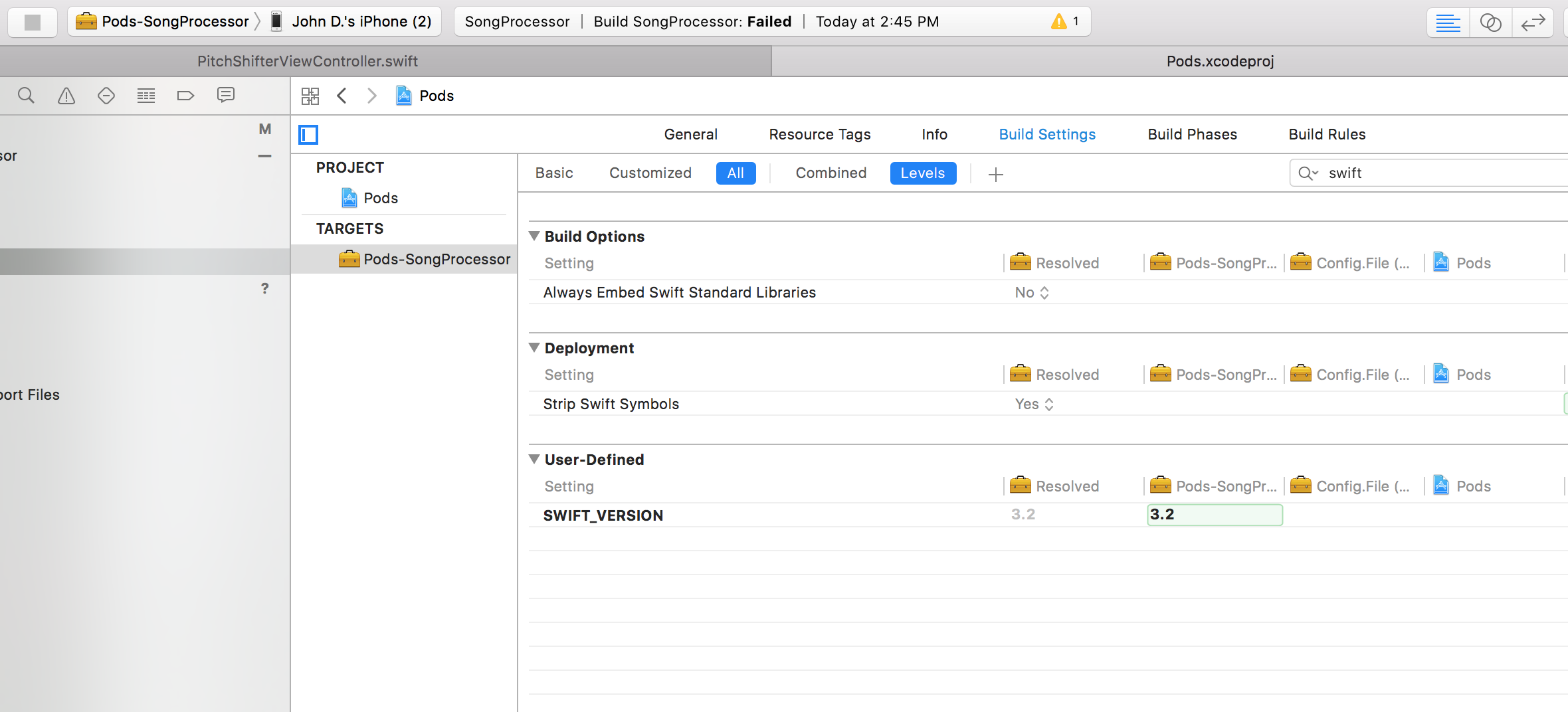 trouble building with xcode 9 - Version 9.0 beta 5 (9M202q) · Issue ...