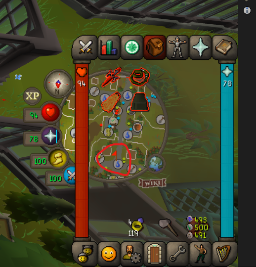 Minimap clickable behind inventory · Issue 12219 · runelite/runelite