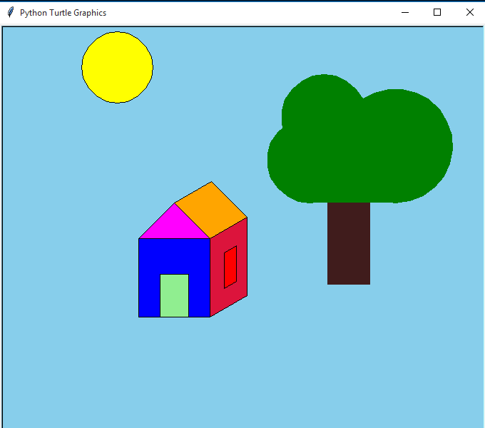 GitHub - vy211/House_picture: Here we create a House , Sun and Tree ...
