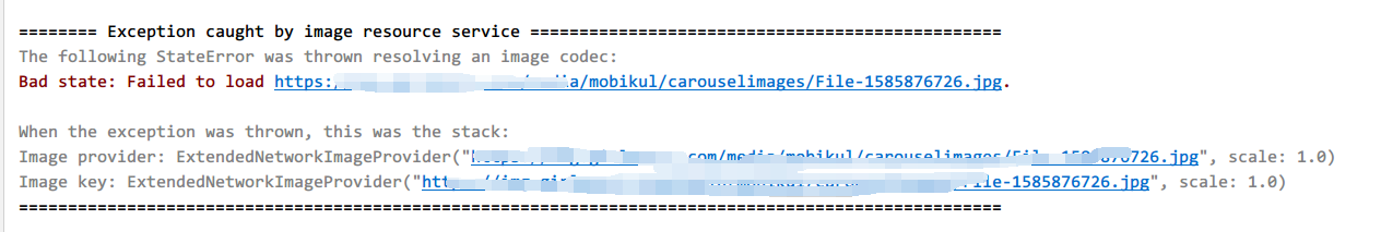 怎么取消打印错误信息 · Issue #350 · fluttercandies/extended_image · GitHub