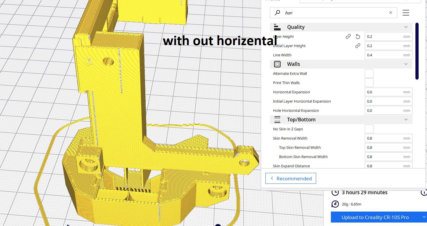 Hole Horizontal expansion delete the print area from the files. · Issue