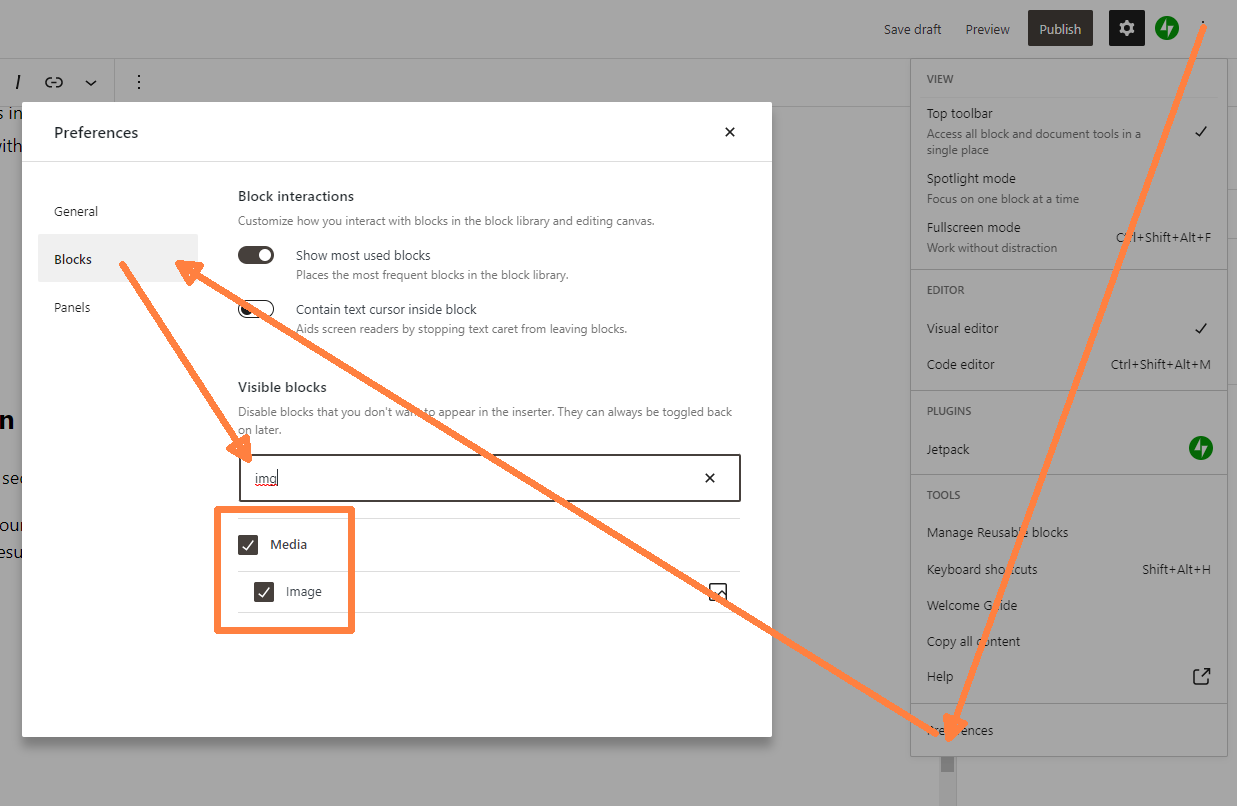 Cannot remove block type from Gutenberg because it does not exists ...
