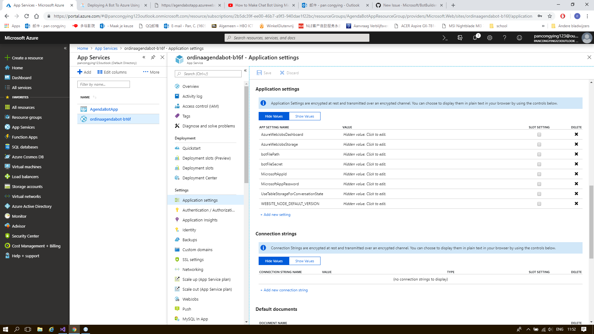 502 Bad Gateway when deploy bot framework to Azure in Testing in Web ...