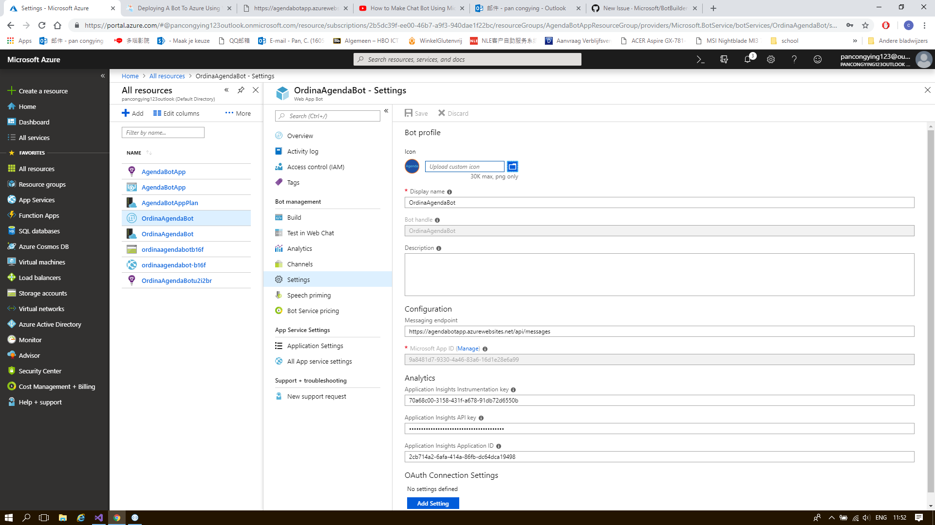 502 Bad Gateway when deploy bot framework to Azure in Testing in Web ...