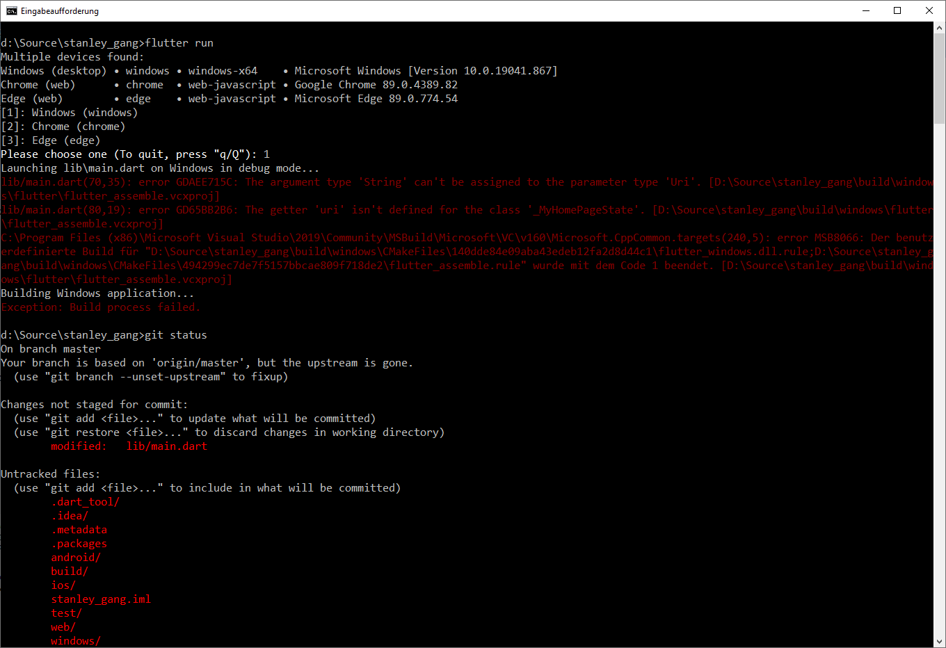 Flutter output is too dark to read on Windows · Issue #78400 · flutter ...