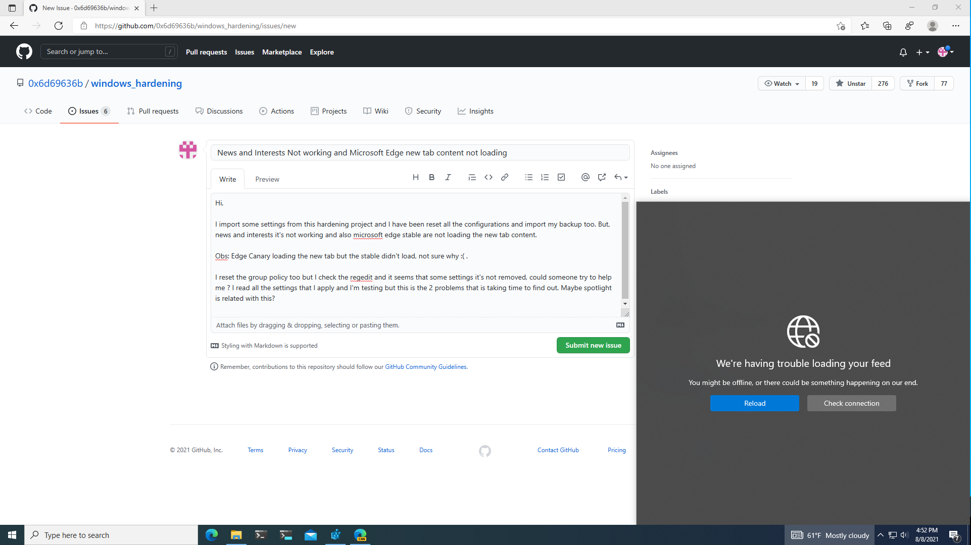 News And Interests Not Working And Microsoft Edge New Tab Content Not