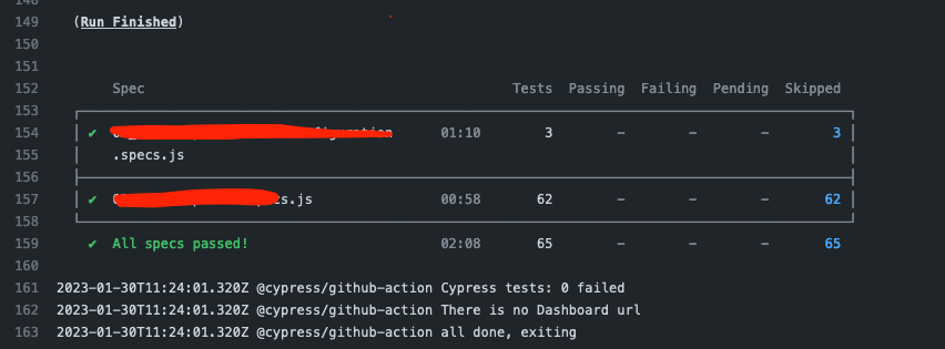Tests being skipped in CI? · Issue #25621 · cypress-io/cypress · GitHub