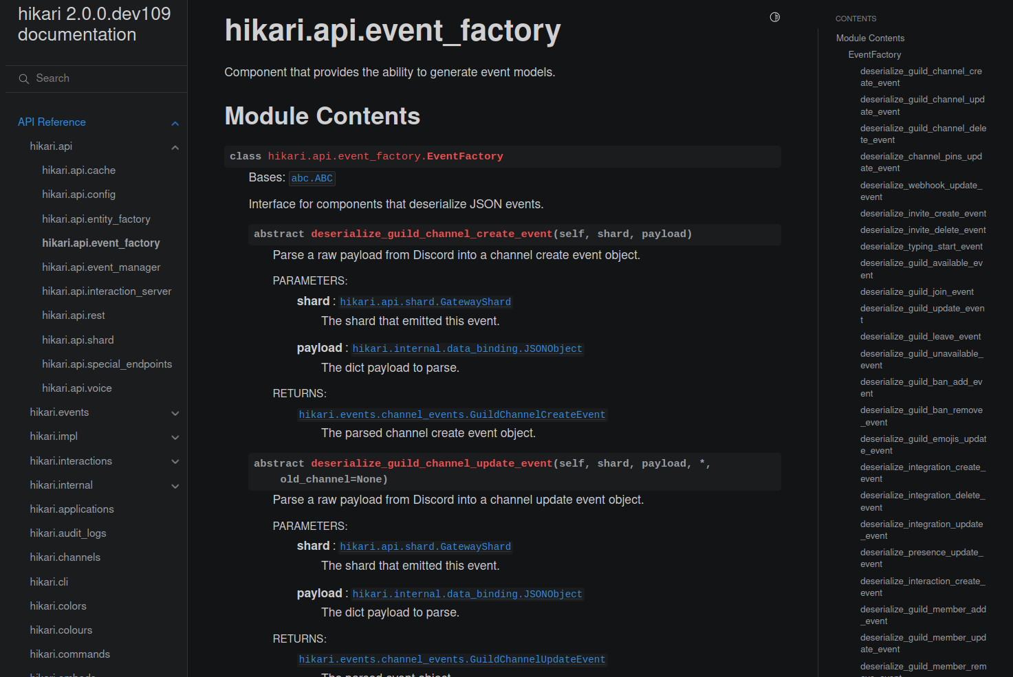 Switch docs to Sphinx by davfsa · Pull Request #1185 · hikari-py/hikari ...
