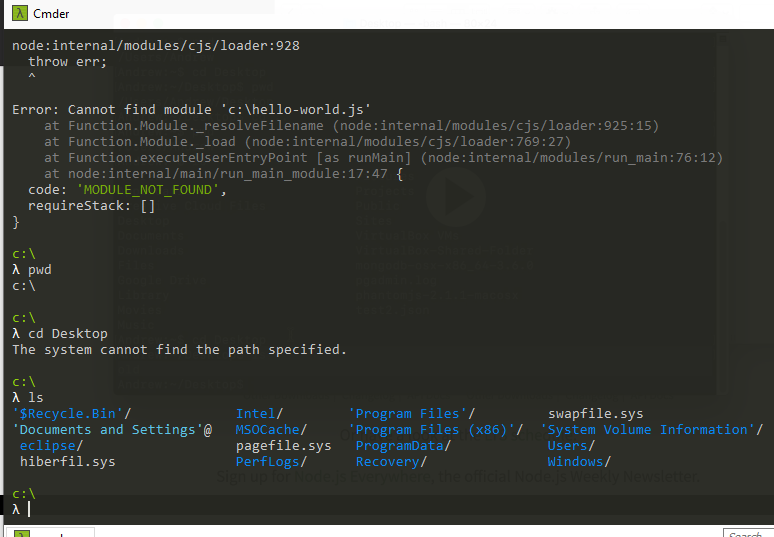 CMDER- "runing post install" · Issue #2459 · cmderdev/cmder · GitHub