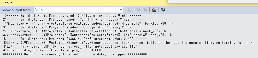 x86 build fails · Issue #2 · InNoHurryToCode/Automata · GitHub