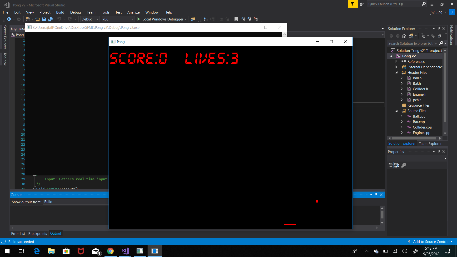 GitHub - jbille29/Ping_Pong_SFML: Simple game of ping pong