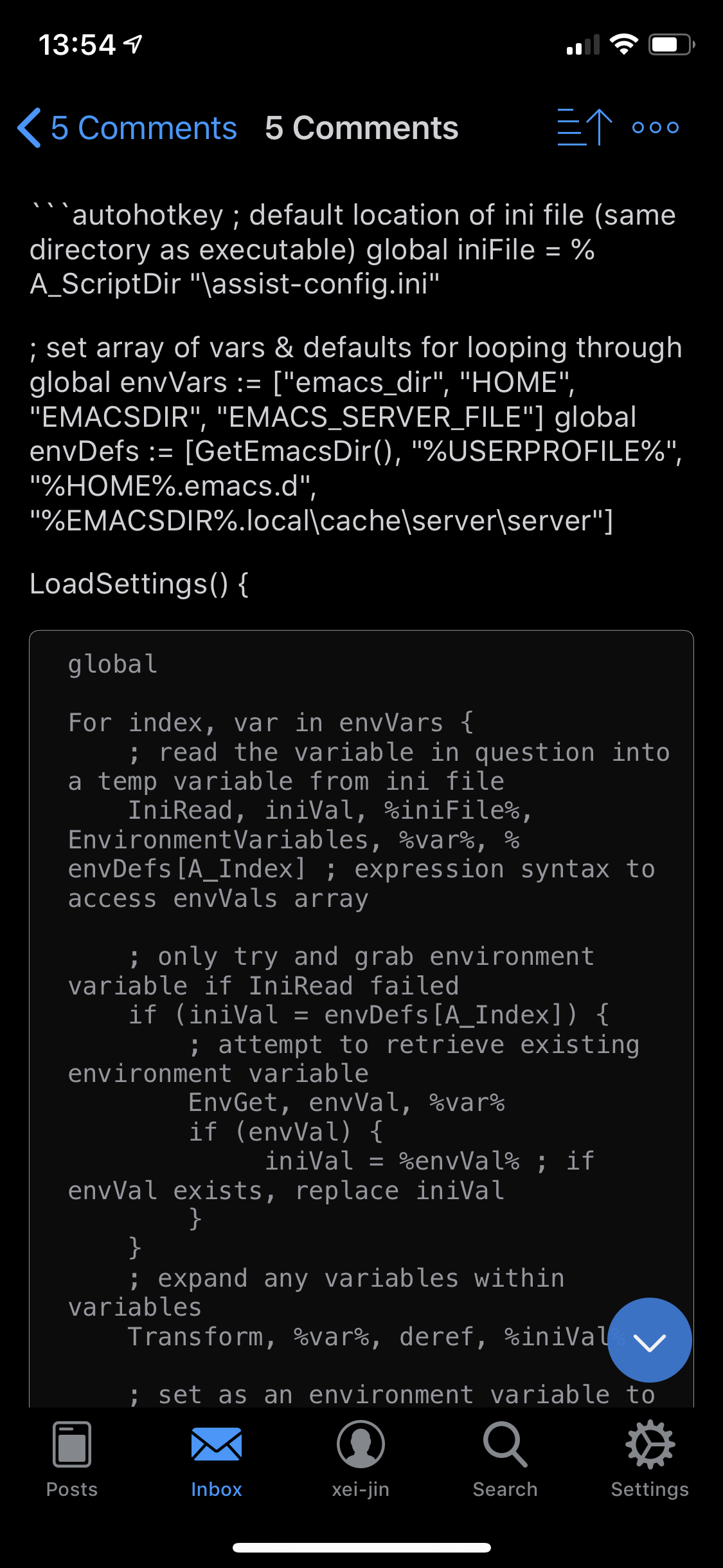 markdown not rendered properly in post · Issue #316 · christianselig ...