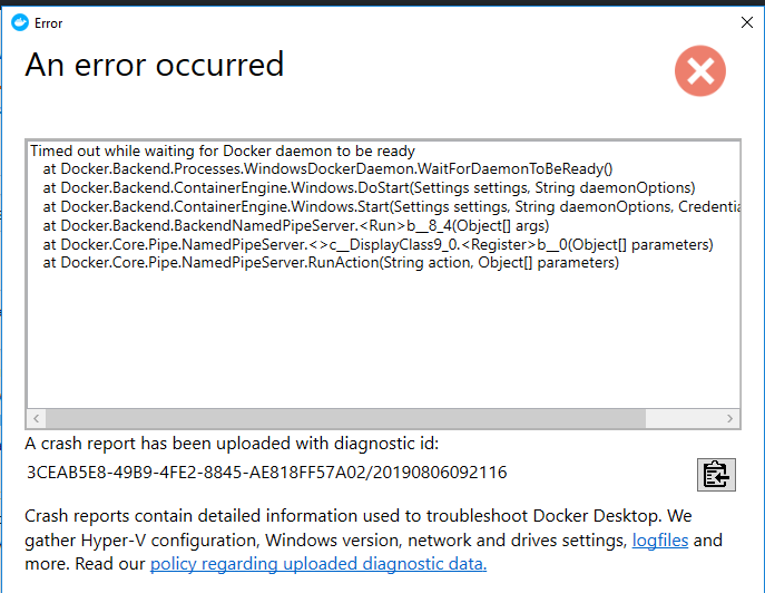 Timed out while waiting for Docker daemon to be ready · Issue #4440 ...
