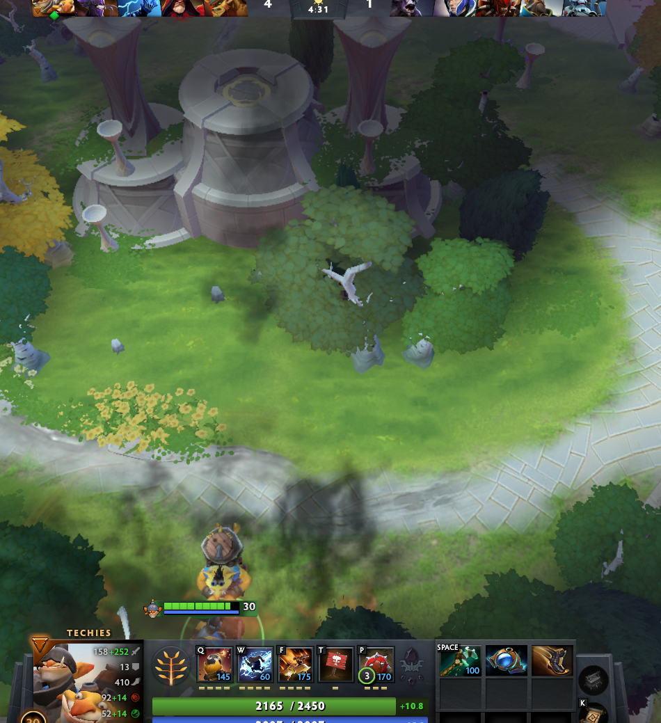 Techies Blast Off! ends midway if jumping through ward hill · Issue #85 ...