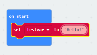 MakeCode String Variable not working · Issue #3834 · microsoft/pxt ...