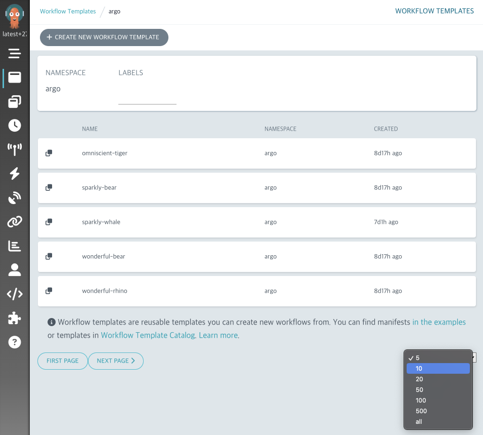 A problem that is not initialized when changing the number of page