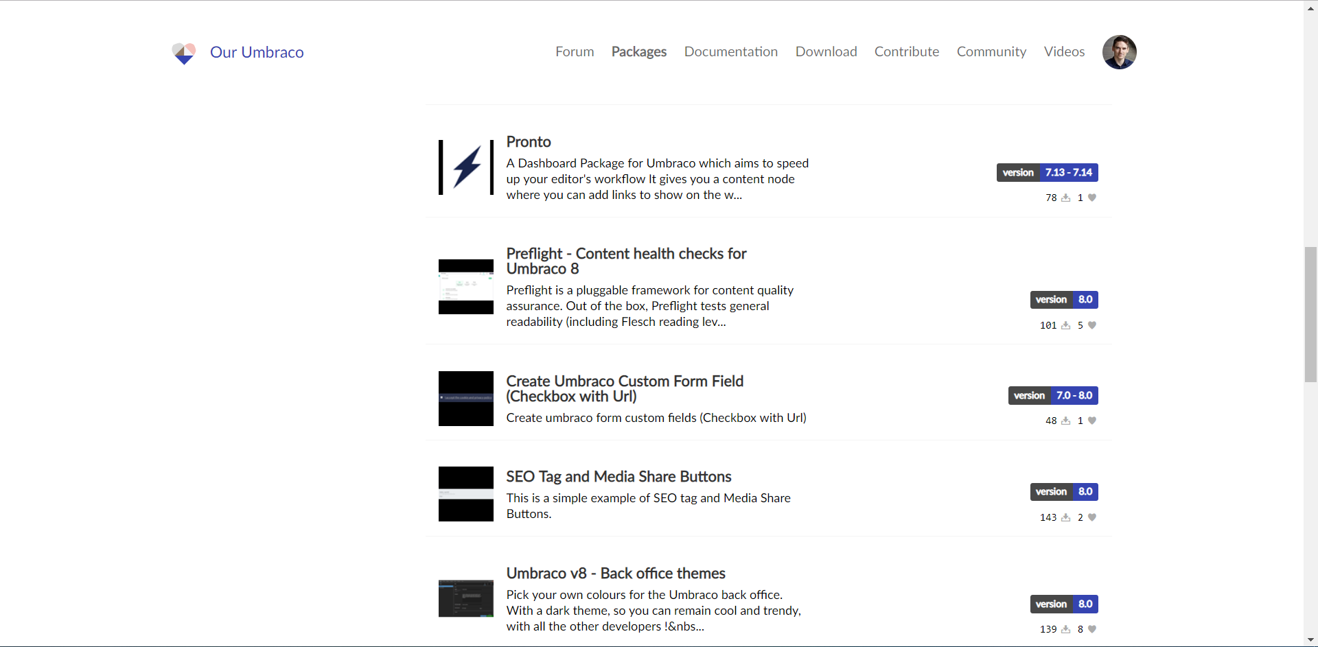 Screenshots have black background · Issue 455 · umbraco/OurUmbraco