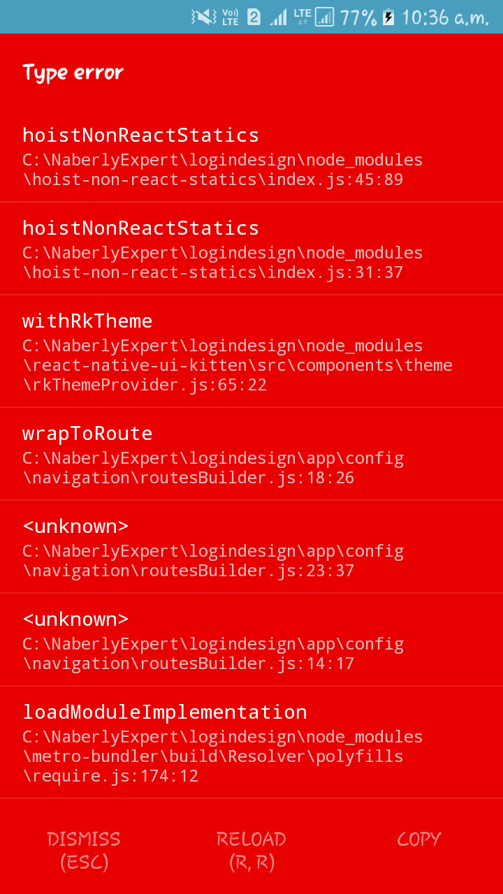 Type error ,i am not able to run this example please help me what i ...