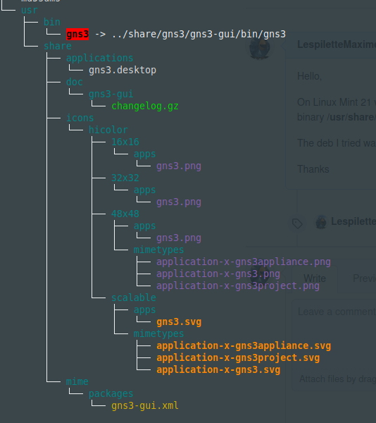 gns3gui folder is non existent in last ppa build · Issue 3406 · GNS3