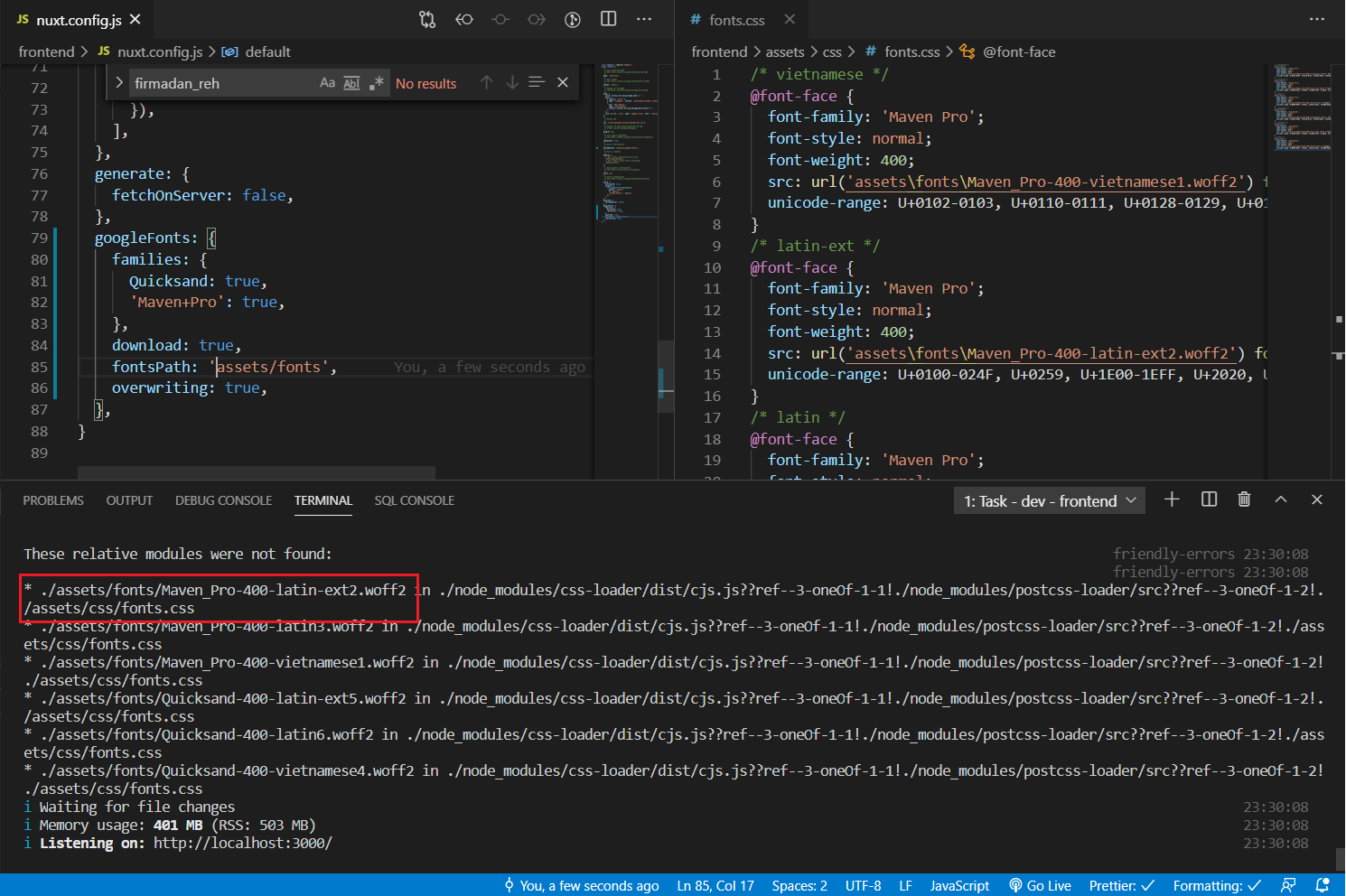 Urls in fonts.css file breaks compilation · Issue #8 · nuxt-modules ...