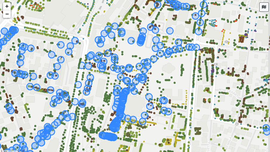 Leaflet circles sometimes don't render with custom properties. · Issue ...